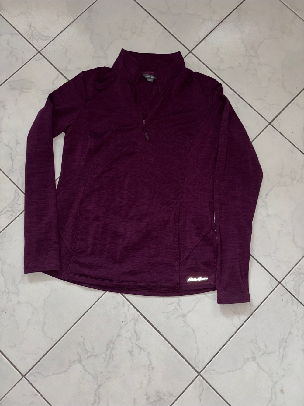 Eddie Bauer Women's Half-Zip Pullover in Plum
